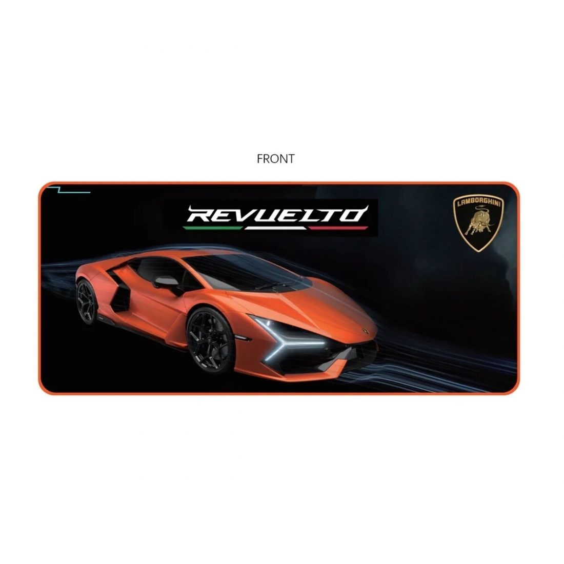 Lambo Desk Pad Picture Revuelto Orange